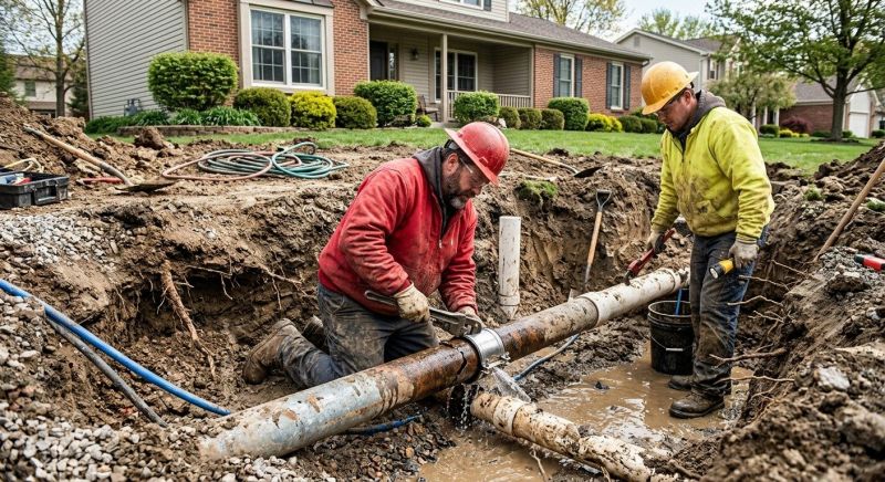 Underground Pipe Laying