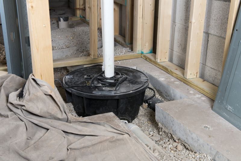 Basement Drainage Installation in Manchester, NH