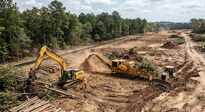 Commercial Site Clearing in Atlanta, GA