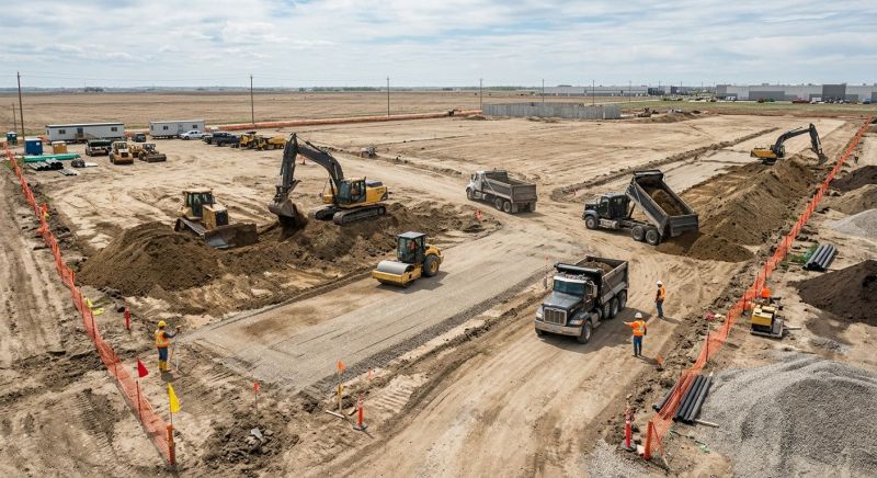 Commercial Site Preparation in Katy, TX