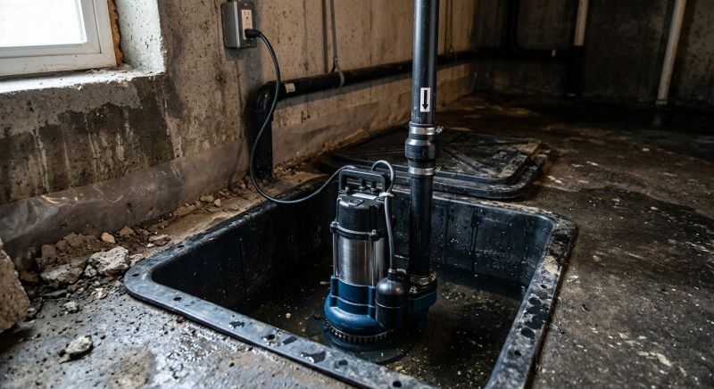 Drainage Pump Installation in Manchester, NH