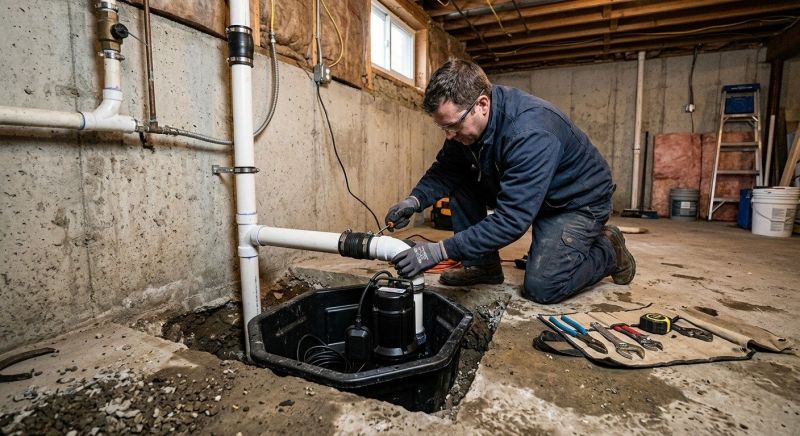 Ejector Pump Installation in West Des Moines, IA