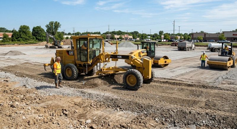 Parking Lot Excavation in Gainesville, GA
