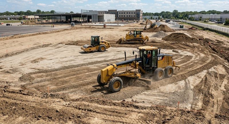 Parking Lot Gravel Repair in Conroe, TX