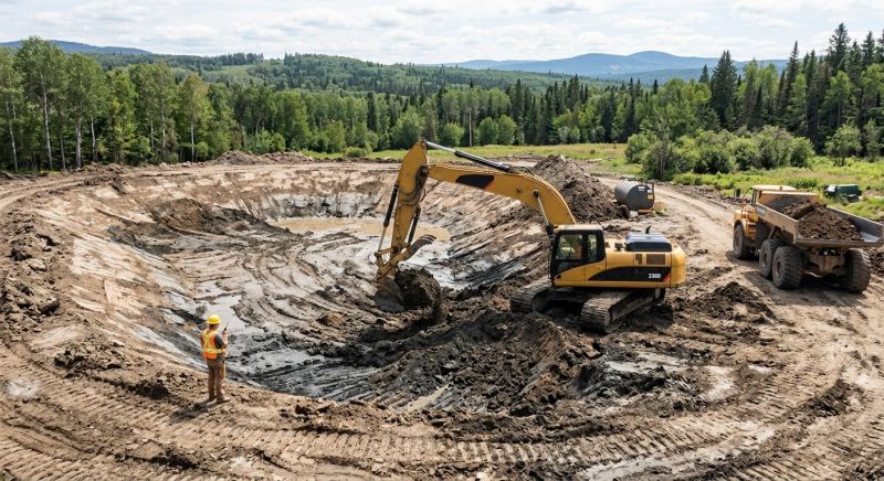 Pond Excavation in Atlanta, GA