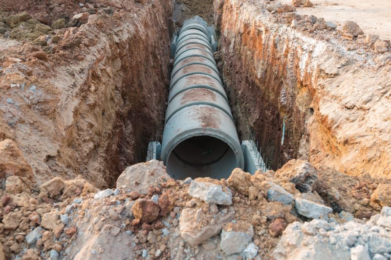 Excavation for Pipe Installation